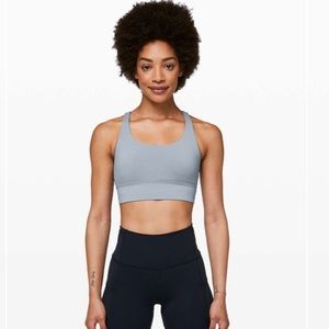 Lululemon Energy Bra *Long Line Chambray/Grey